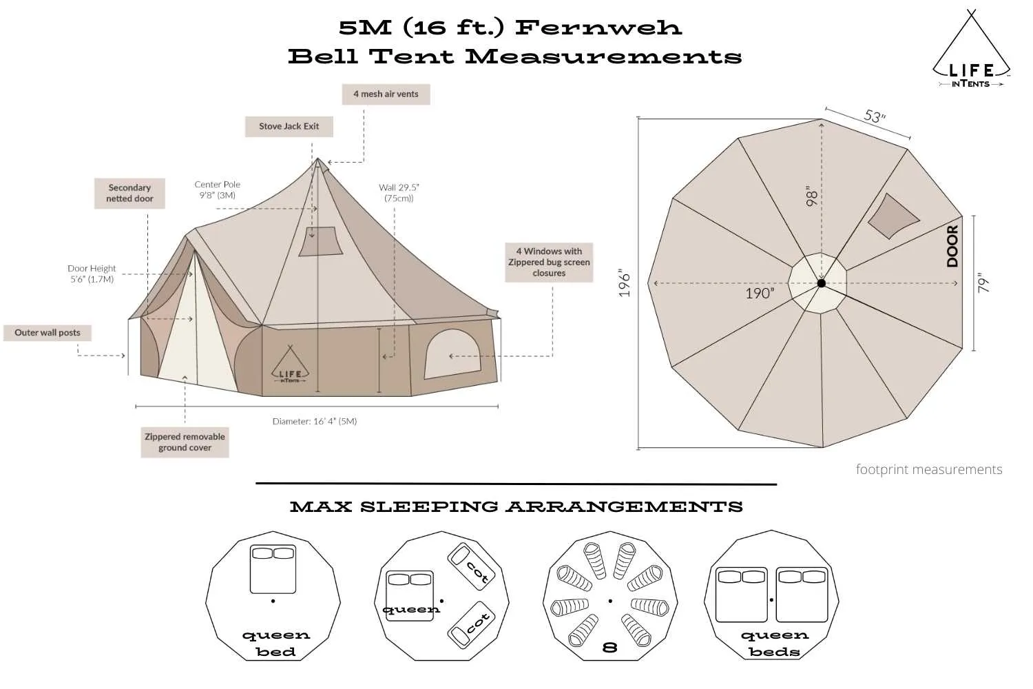 16' (5M) Fernweh™ Bell Tent