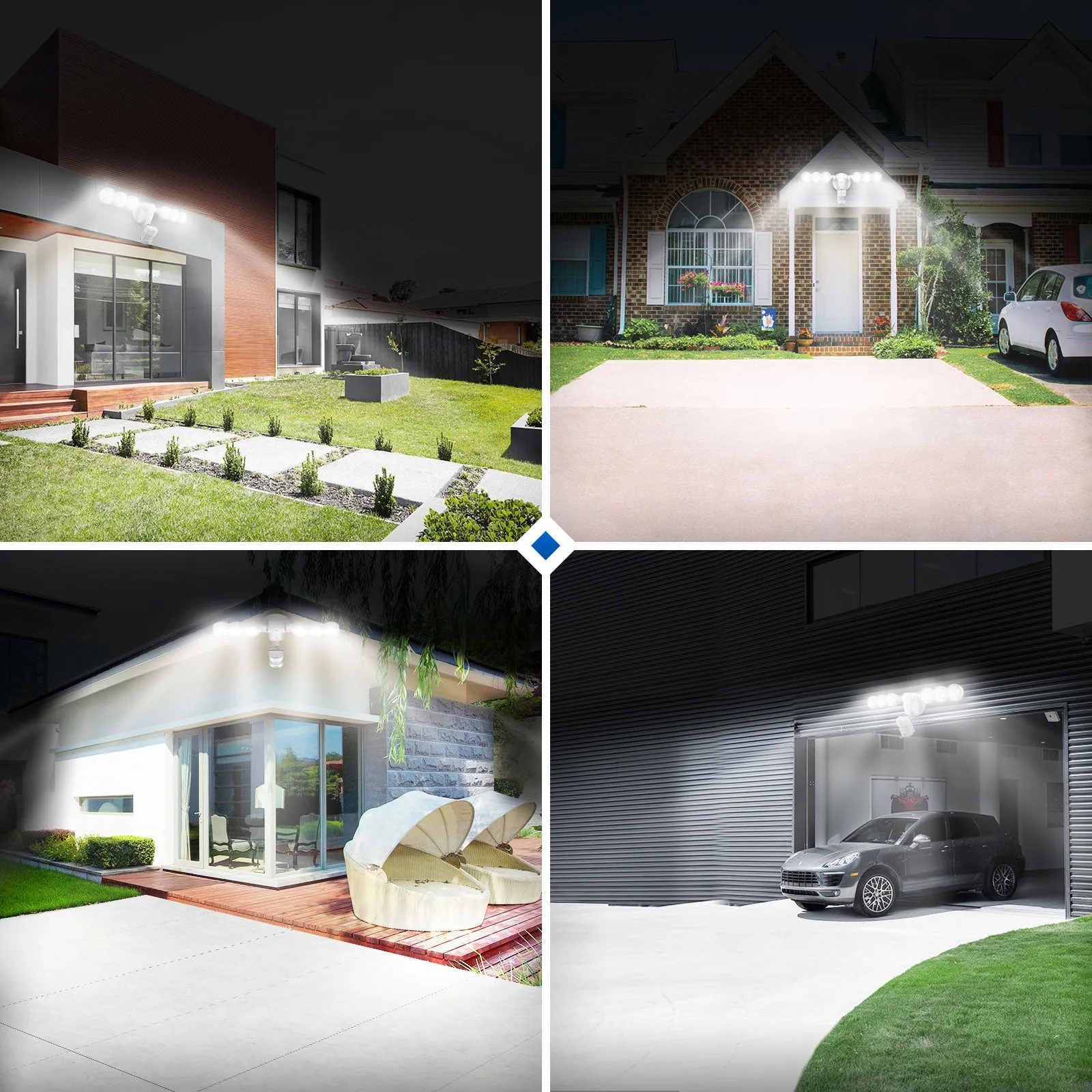 45W LED Security Light (Dusk to Dawn & Motion Sensor) EU/UK ONLY