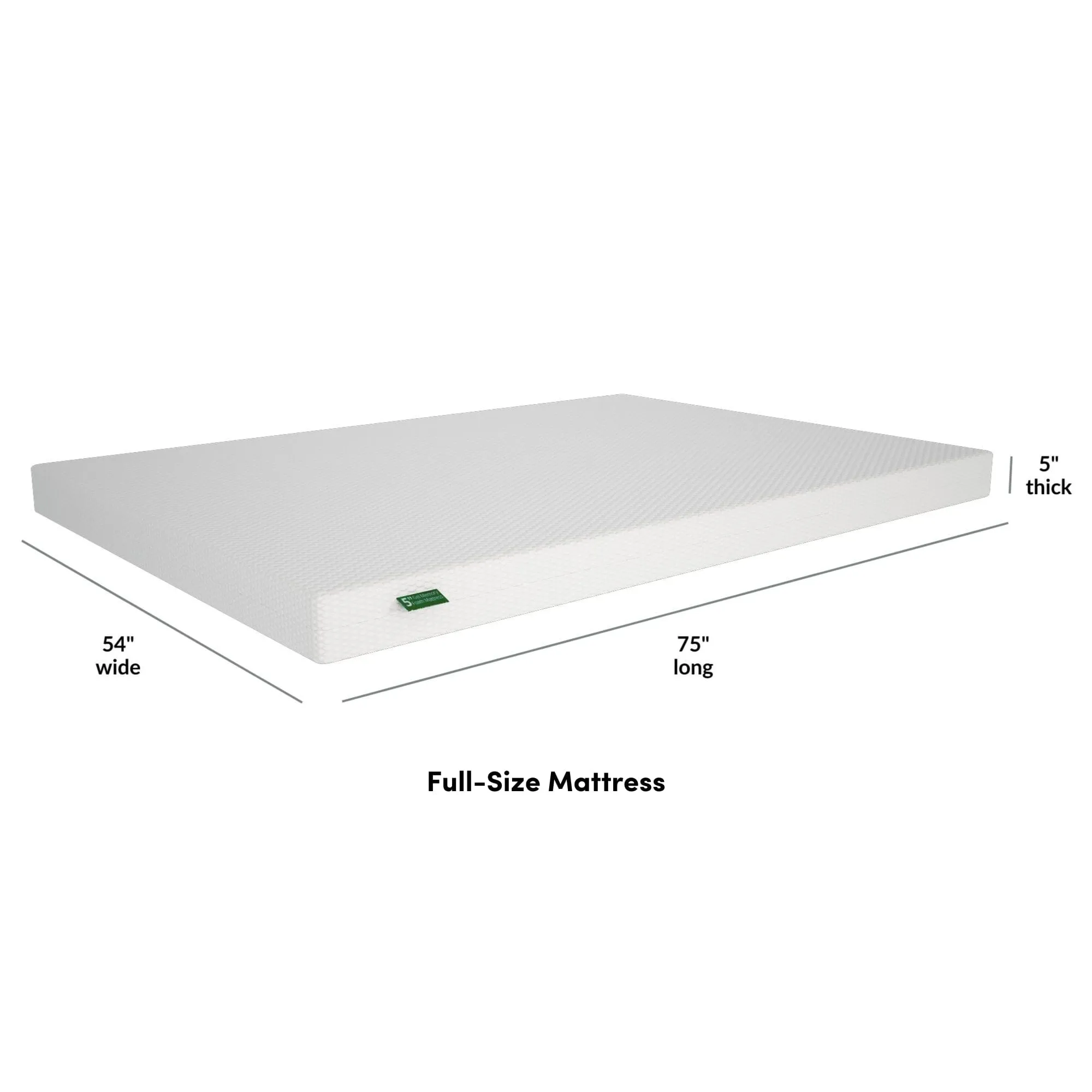 5-Inch Twin & Full Memory Foam Mattress Bundle