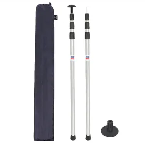 Aluminum Adjustable Telescoping Tarp Poles