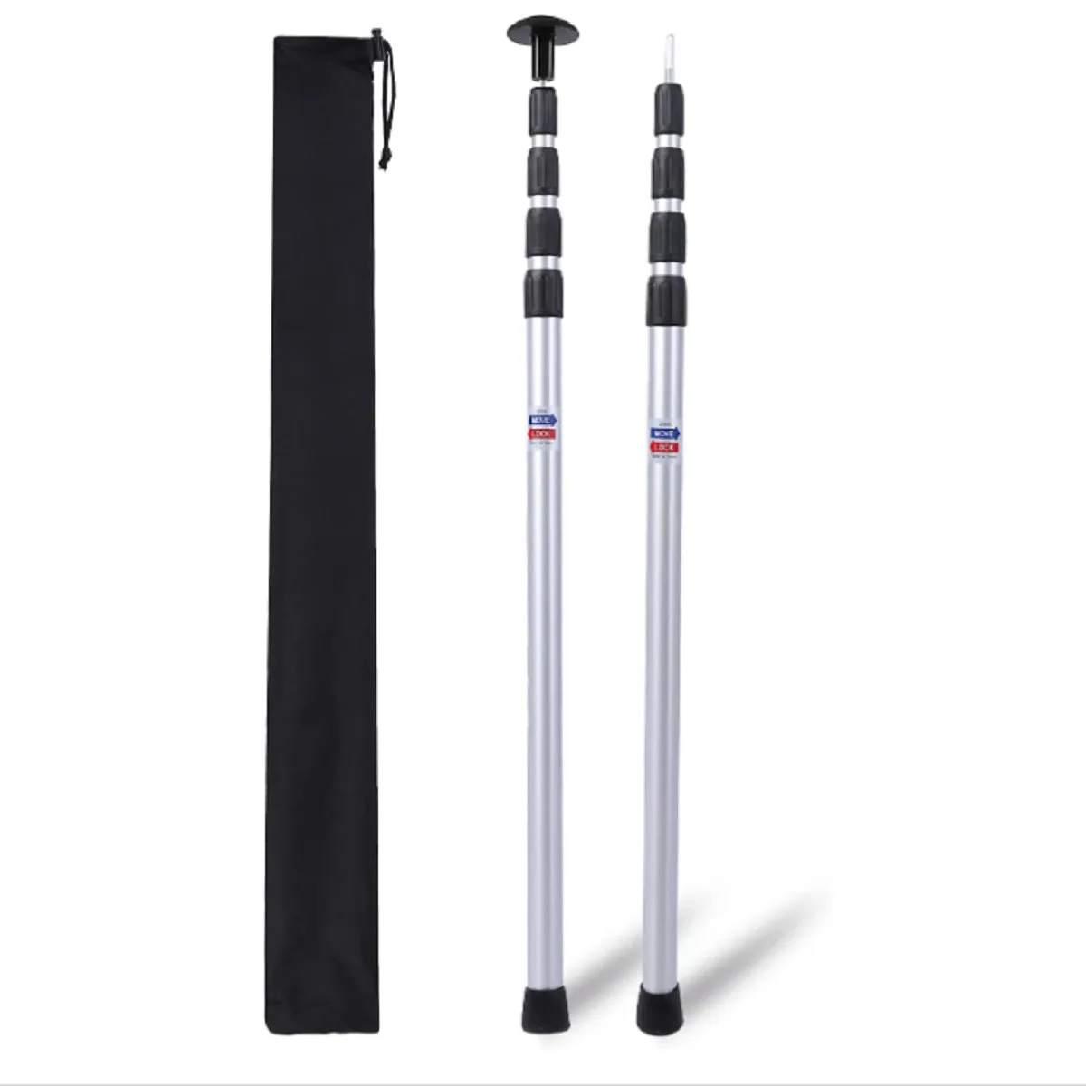 Aluminum Adjustable Telescoping Tarp Poles