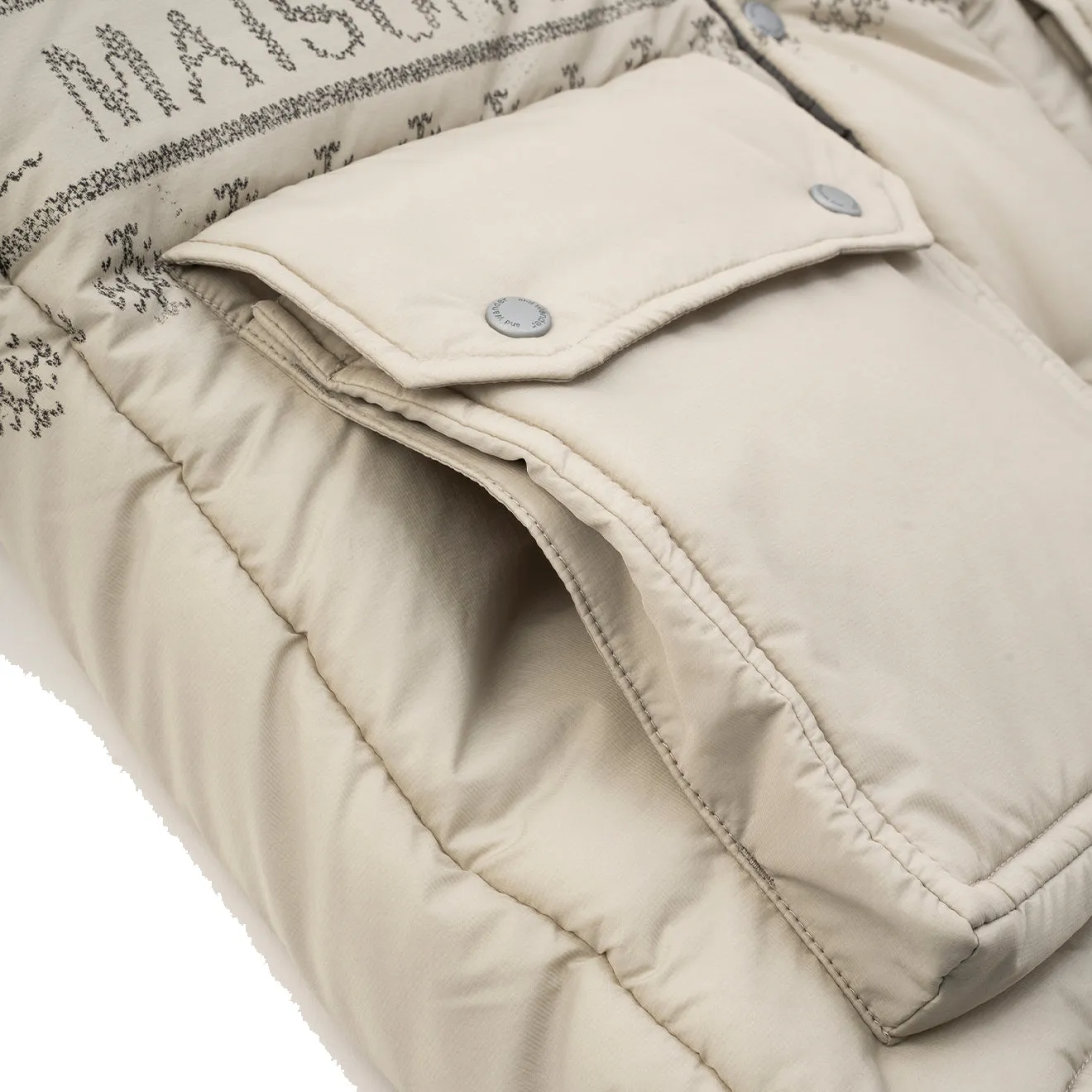 And Wander x Maison Kitsune Nordic Border Insulation Jacket Beige