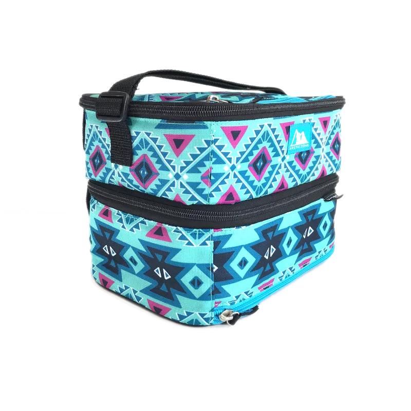 Arctic Zone Dual Layer Insulated Bag - Aztec