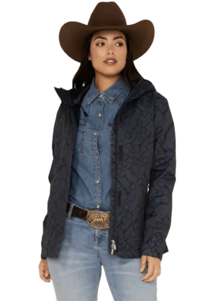 Ariat Women's Spectator Blue Nights Bit Print Waterproof Jacket