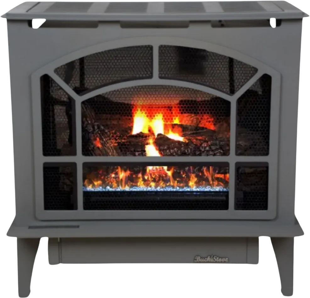 Buck Stove Townsend II 32,000 BTU's Vent Free Steel Series Gas Stove New