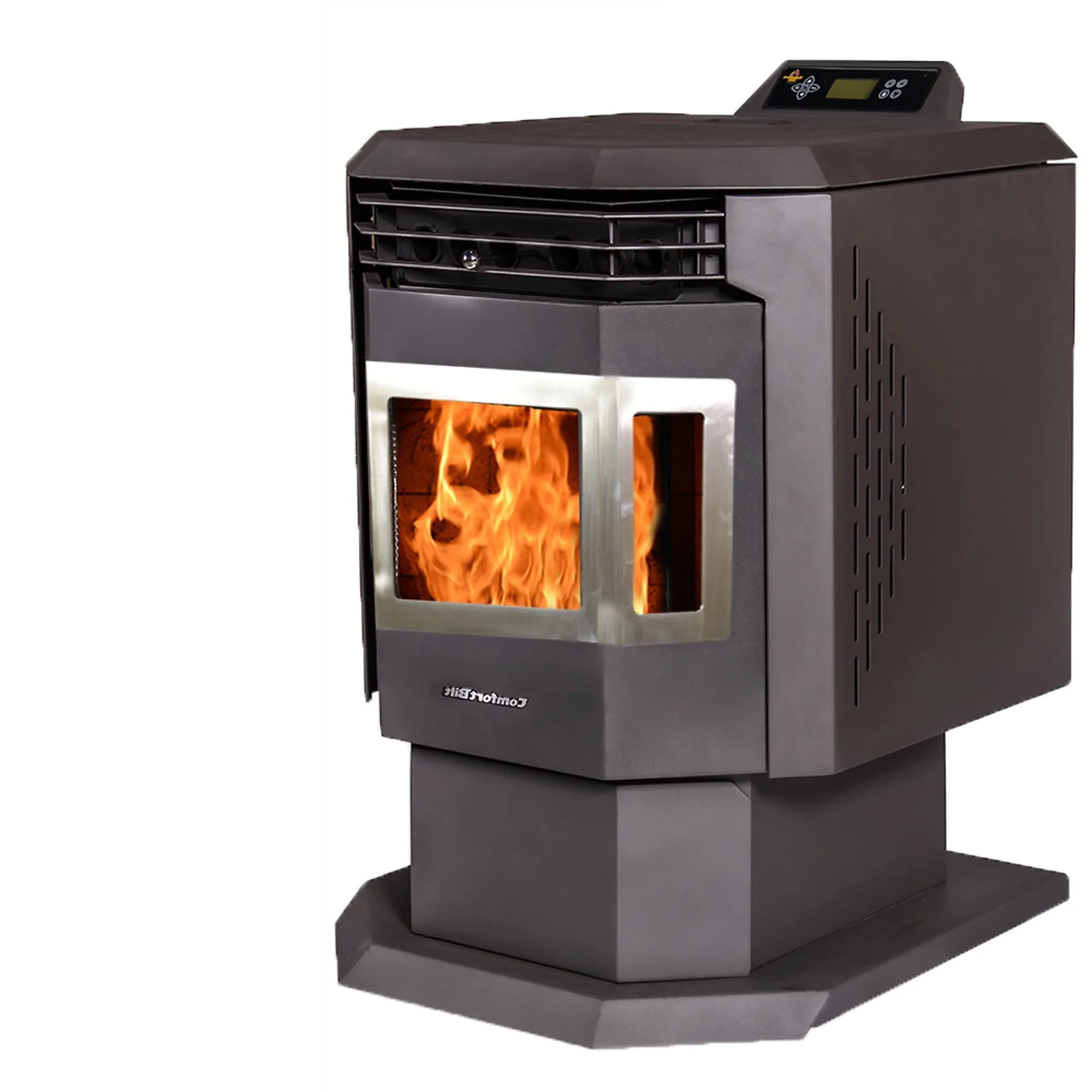 ComfortBilt HP21-SS 2,400 sq. ft. EPA Certified Pellet Stove with Auto Ignition Stainless Steel Trim New