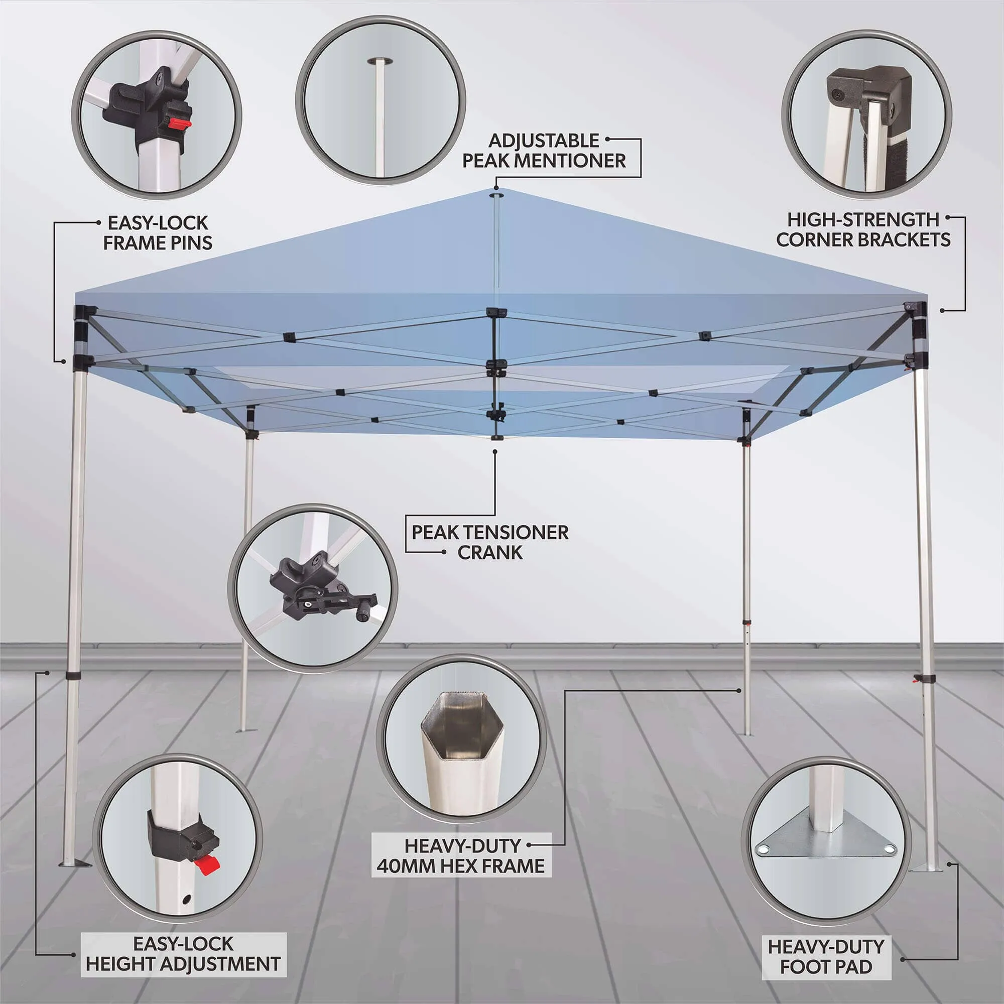 Custom Canopy Tent Experience Silver Package