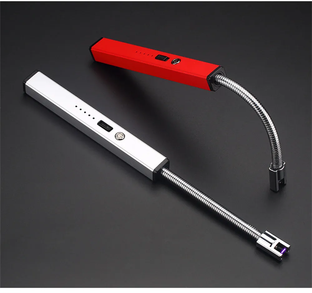 Electric Lighter | Multipurpose Rechargeable USB Electric Lighter with Squared Handle and Flexible Top