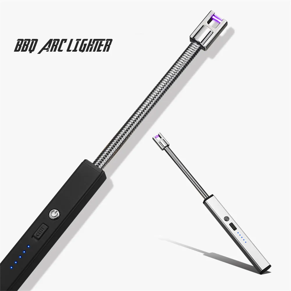 Electric Lighter | Multipurpose Rechargeable USB Electric Lighter with Squared Handle and Flexible Top