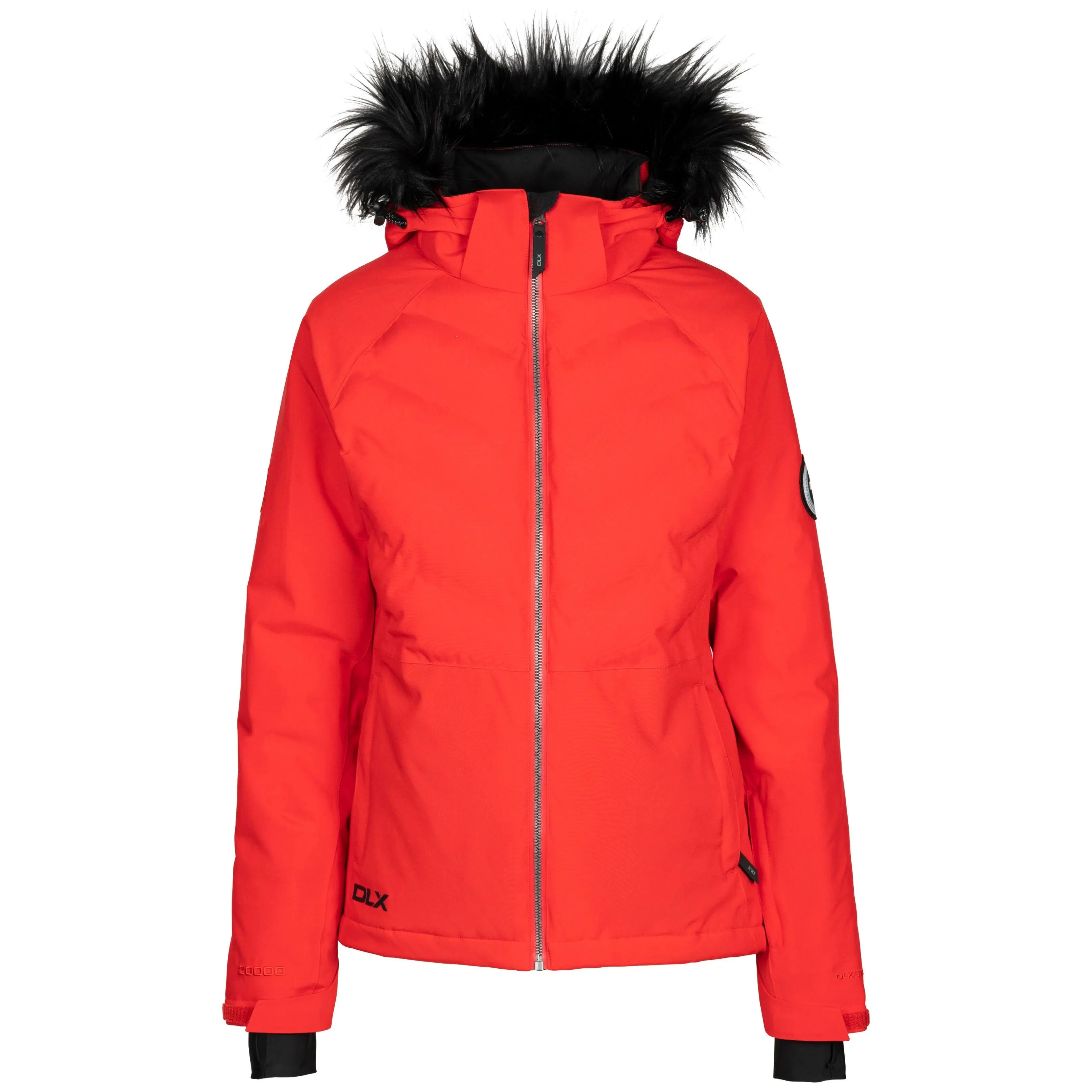 Gaynor DLX Women's Padded Ski Jacket in Red