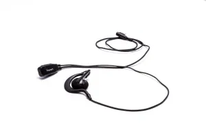 Impact Silver Series 1-Wire Surveillance Kit for Two-Way Radio with Ear Hanger w/ On-Ear Speaker VY1A-S1W-EH3