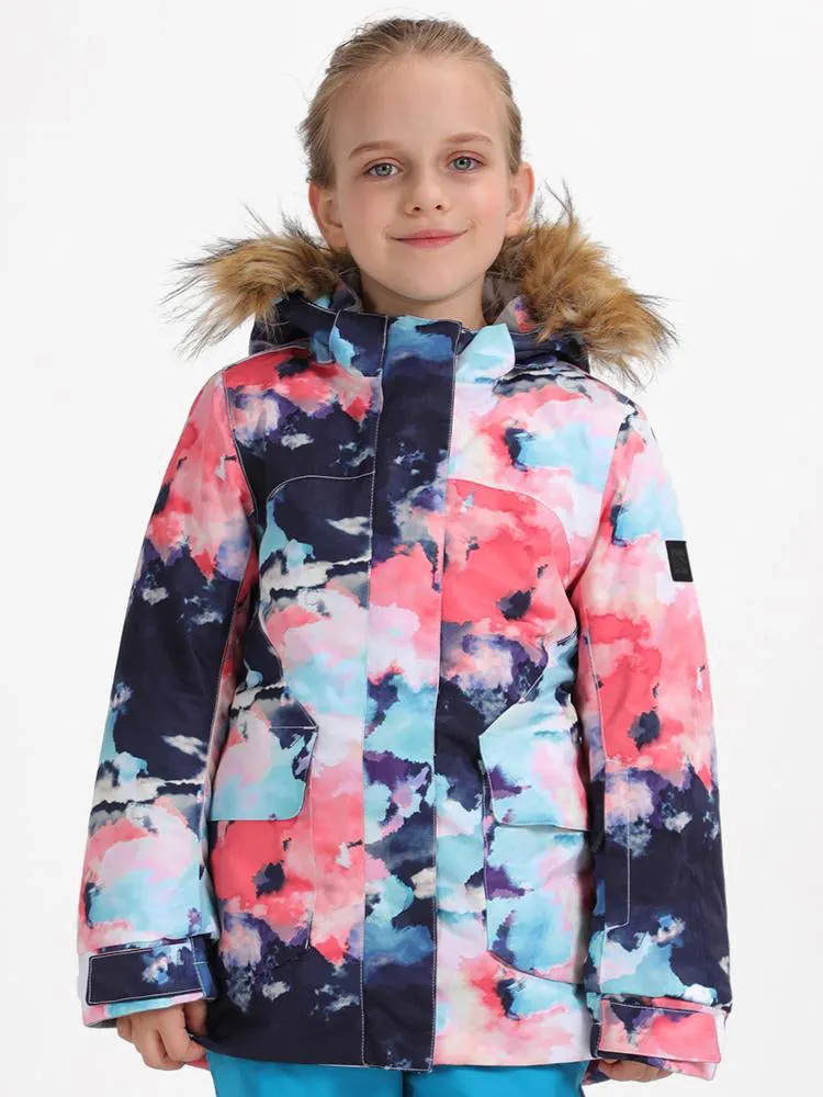 Kids Colorful Snowboard Jacket