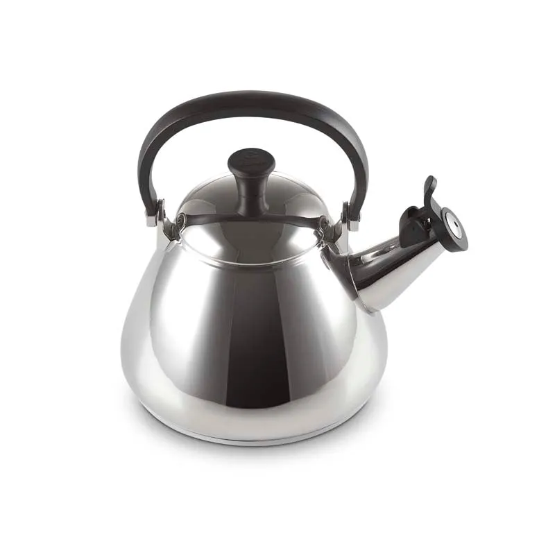 Le Creuset Kone Kettle with Fixed Whistle 1.6 litre Stainless Steel