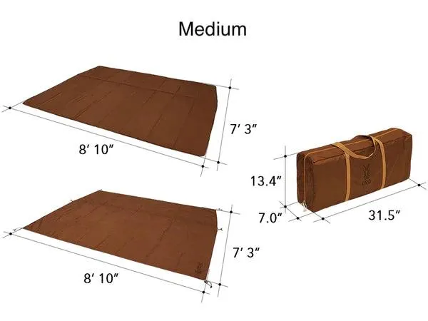 Mat Set for Kamaboko Super Tent