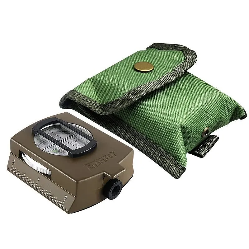 MLC1 Professional Military Lensatic Sighting Metal Compass with Carrying Pouch Stealth Angel Survival