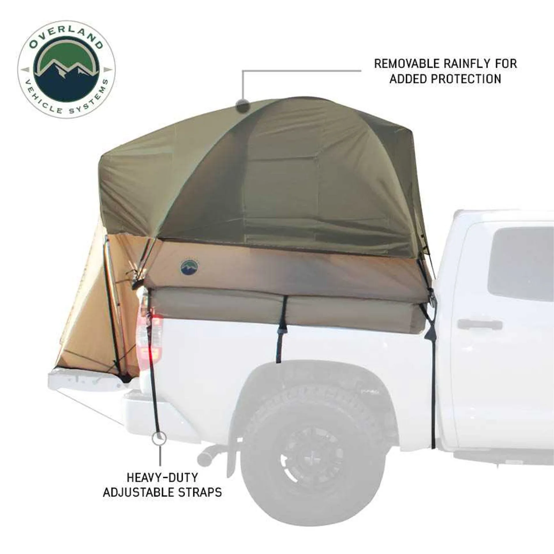 Overland Vehicle Systems LD TACT Truck Bed Tent