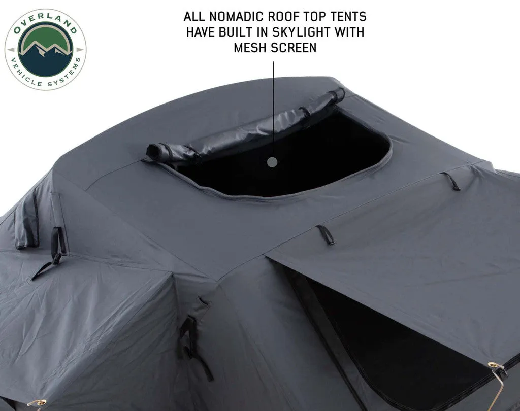 OVS Nomadic 3 Extended Rooftop Tent in Dark Gray