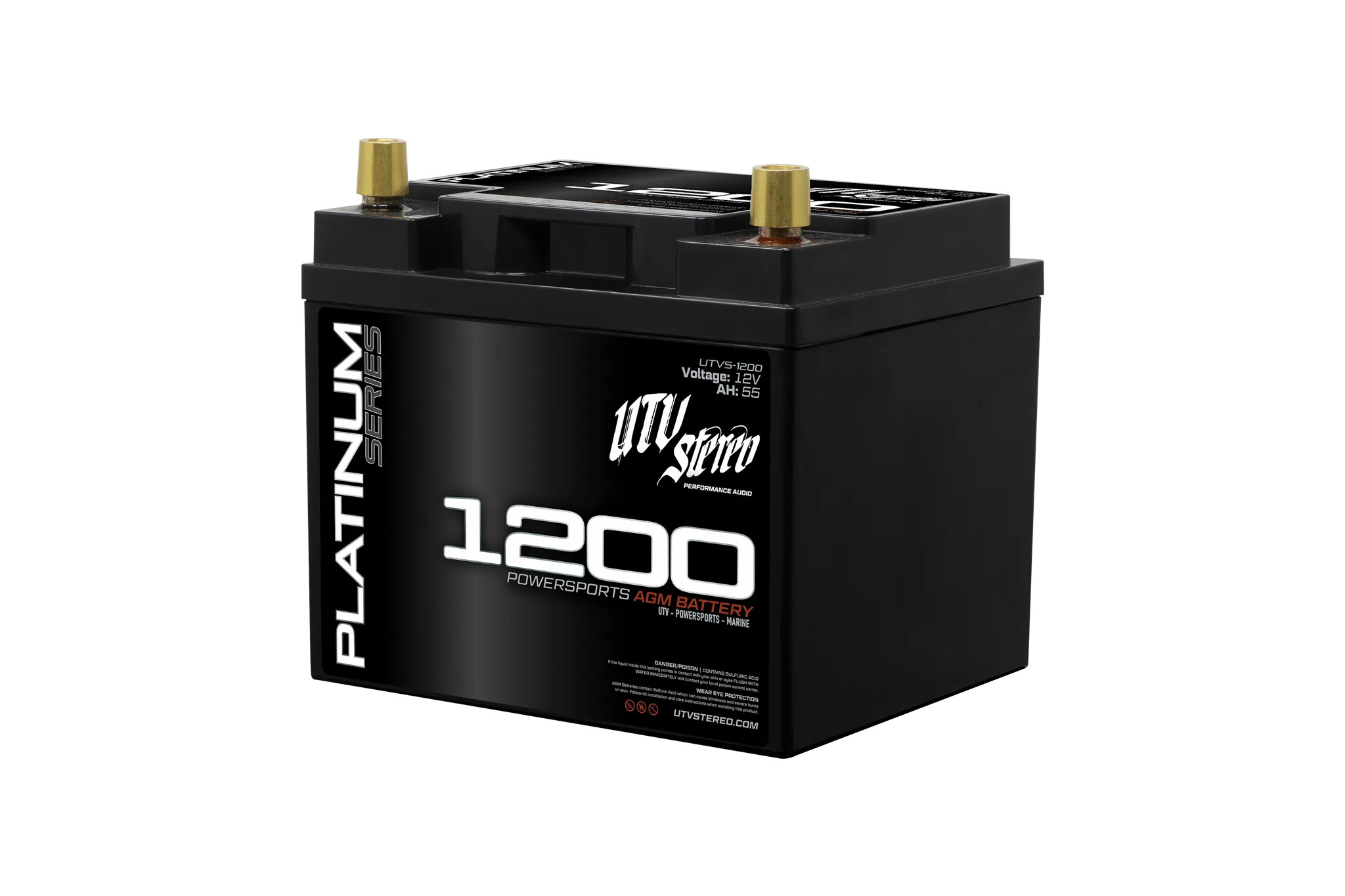 Platinum Series AGM 1200 Battery (Backordered Estimated Shipping December 2) | UTVS-1200