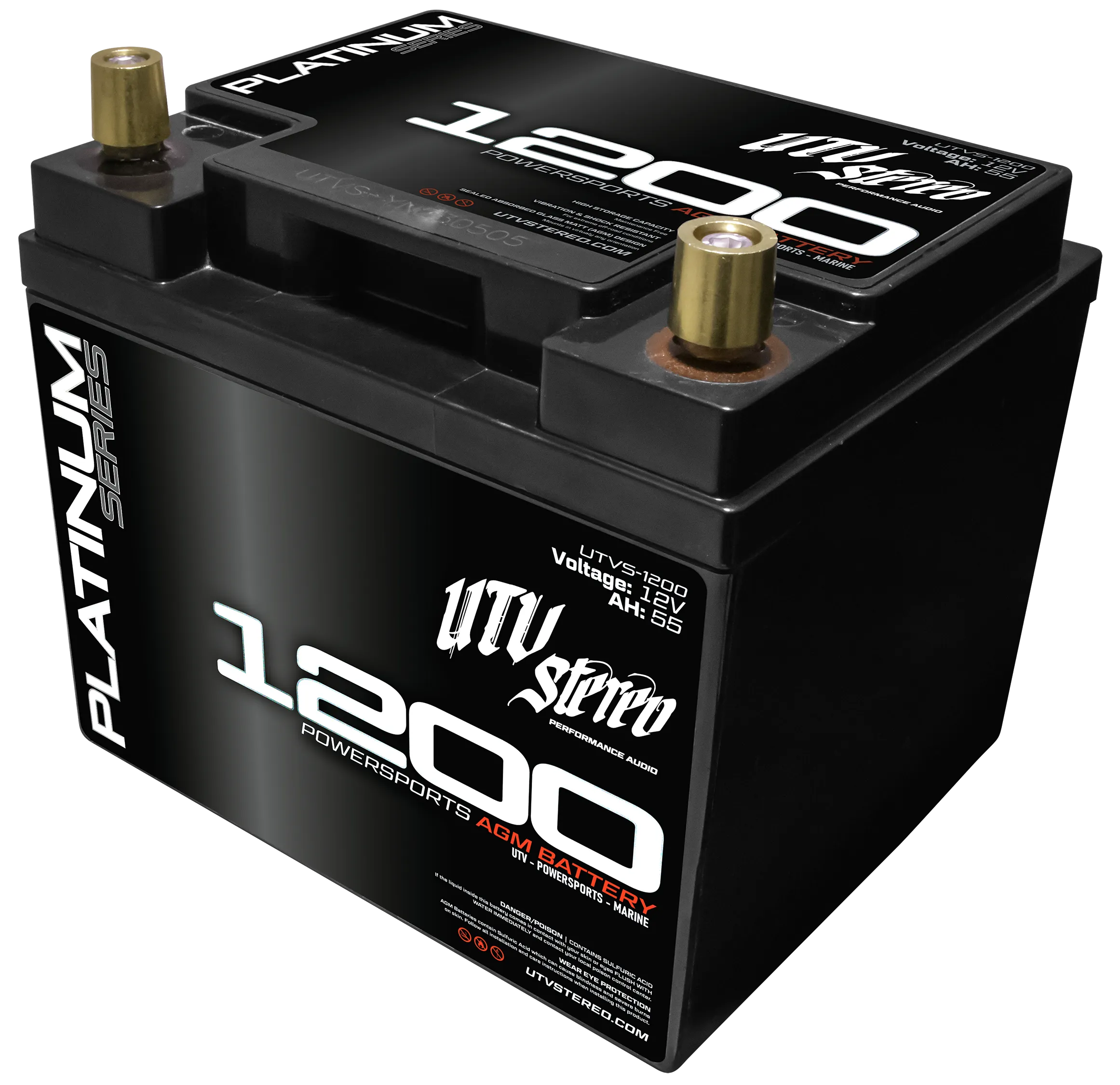 Platinum Series AGM 1200 Battery (Backordered Estimated Shipping December 2) | UTVS-1200