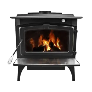 Pleasant Hearth GWS-1800-B 1,800 Sq. Ft. Medium 65,000 BTU EPA Certified Wood-Burning Stove with Blower New