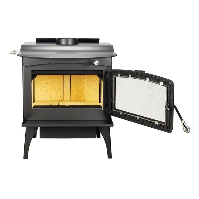 Pleasant Hearth WSL-2200-B 2,200 Sq. Ft. 70,000 BTU EPA Certified Wood Burning Stove with Blower Black New