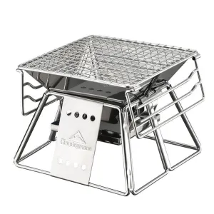 Portable Charcoal BBQ Grill Folding Barbecue Grill Outdoor Rack