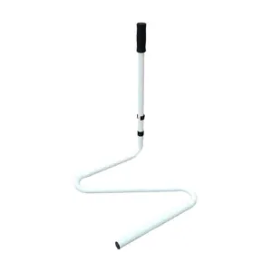 PQUIP S Shaped Adjustable Bed Pole with Foam Grip