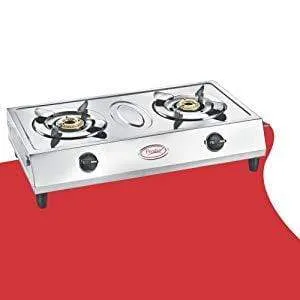 Prestige Agni Classic Stainless Steel 2 Burner Gas Stove