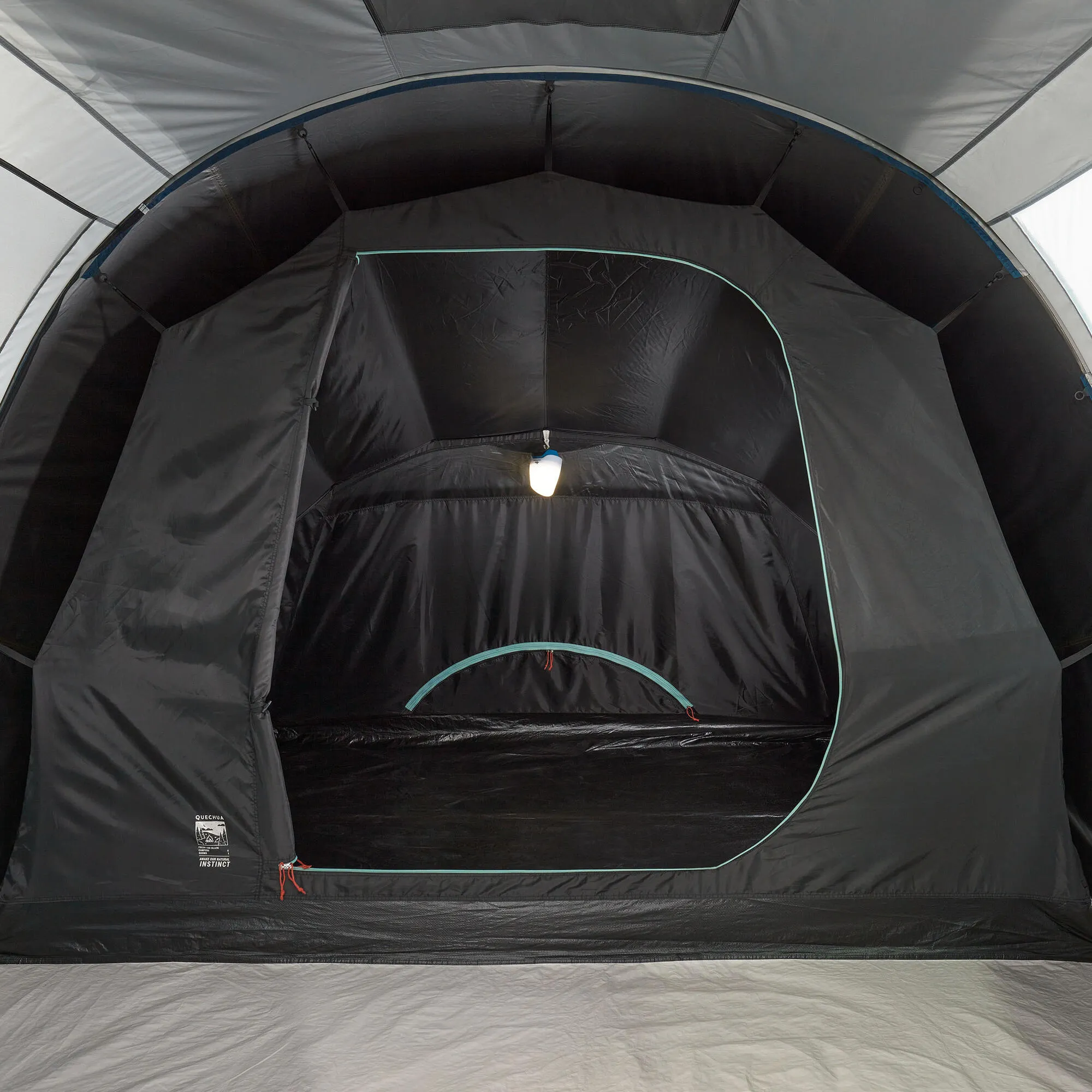 Quechua Arpenaz Fresh & Black Camping Tent - 4 Person