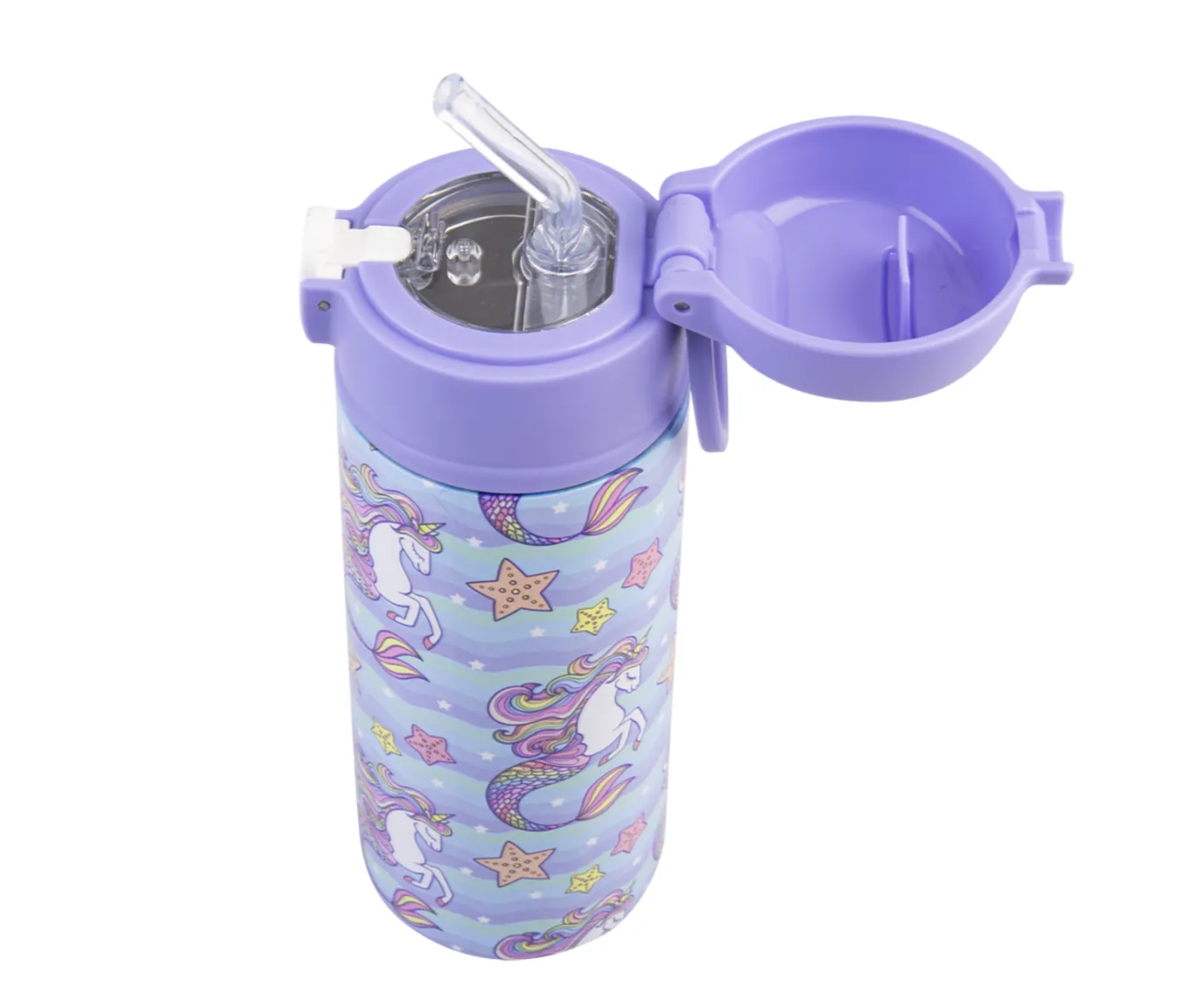 Sachi Insulated Lunch Bag & Bottle Bundle - Mermaid Unicorns