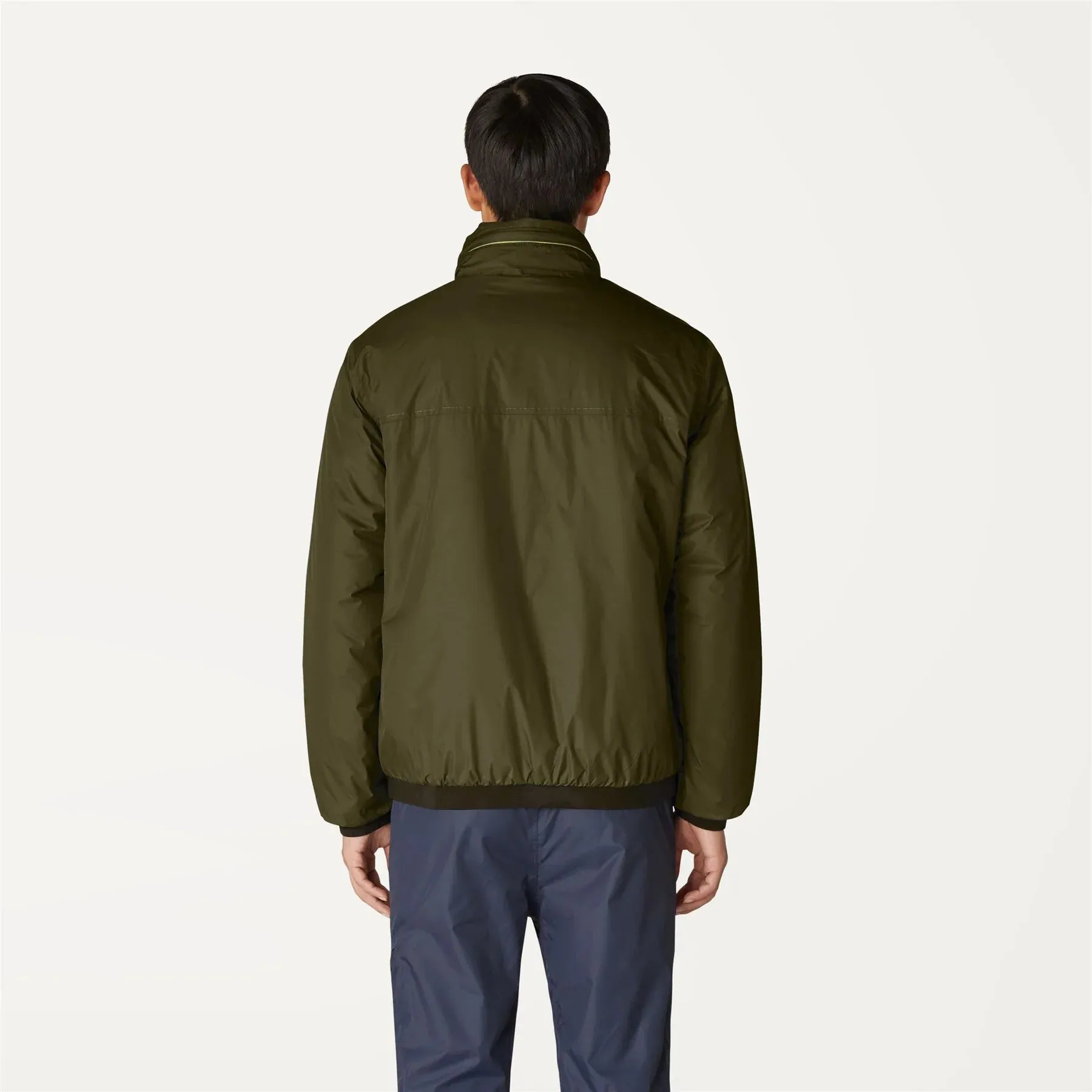 Sam Orsetto - Unisex Sherpa Lined Waterproof Jacket in Green Blackish