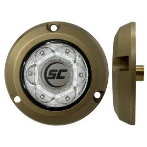 Shadow-Caster SC2 Series Bronze Surface Mount Underwater Light - Great White [SC2-GW-BZSM]