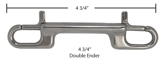 Stainless Double Ender Bolt Snap Ergonomic (4 ¾” inch)