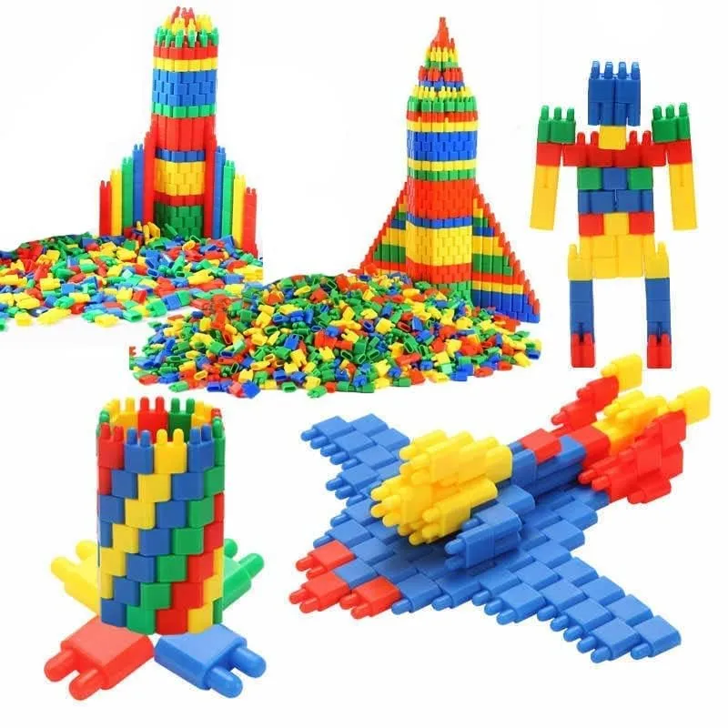 Toys Treasure 200 PCS Creative Bullets Shaped Stem Building Blocks Toy Set for Kids