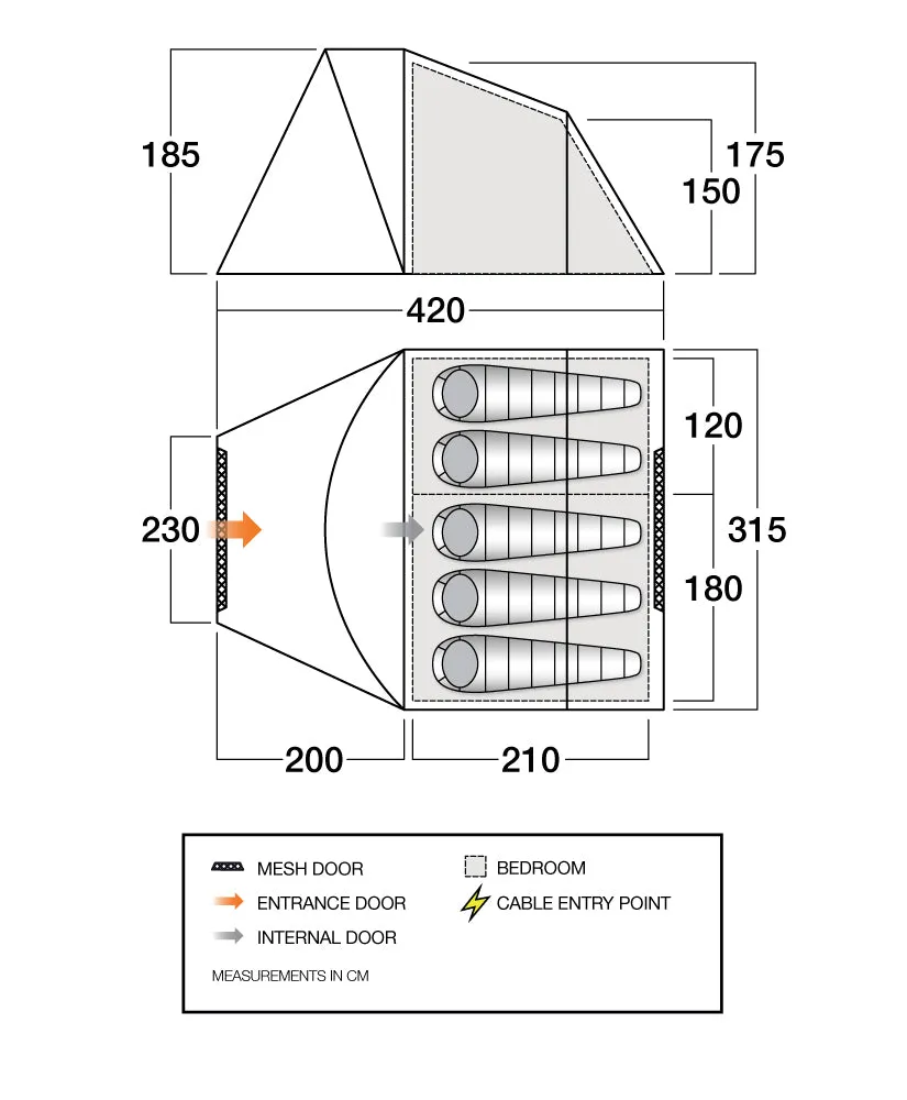 Vango Tiree 500 Tent