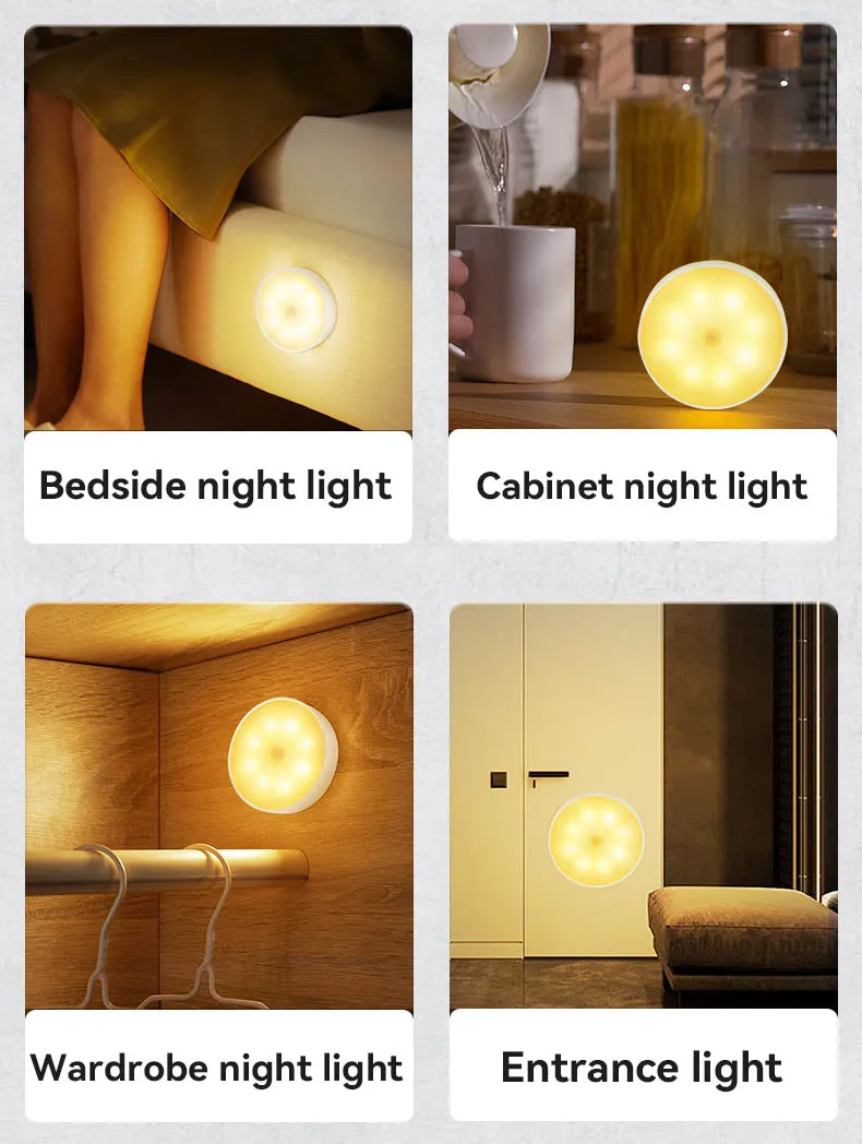 Wireless Sensor LED Night Light Closet Light