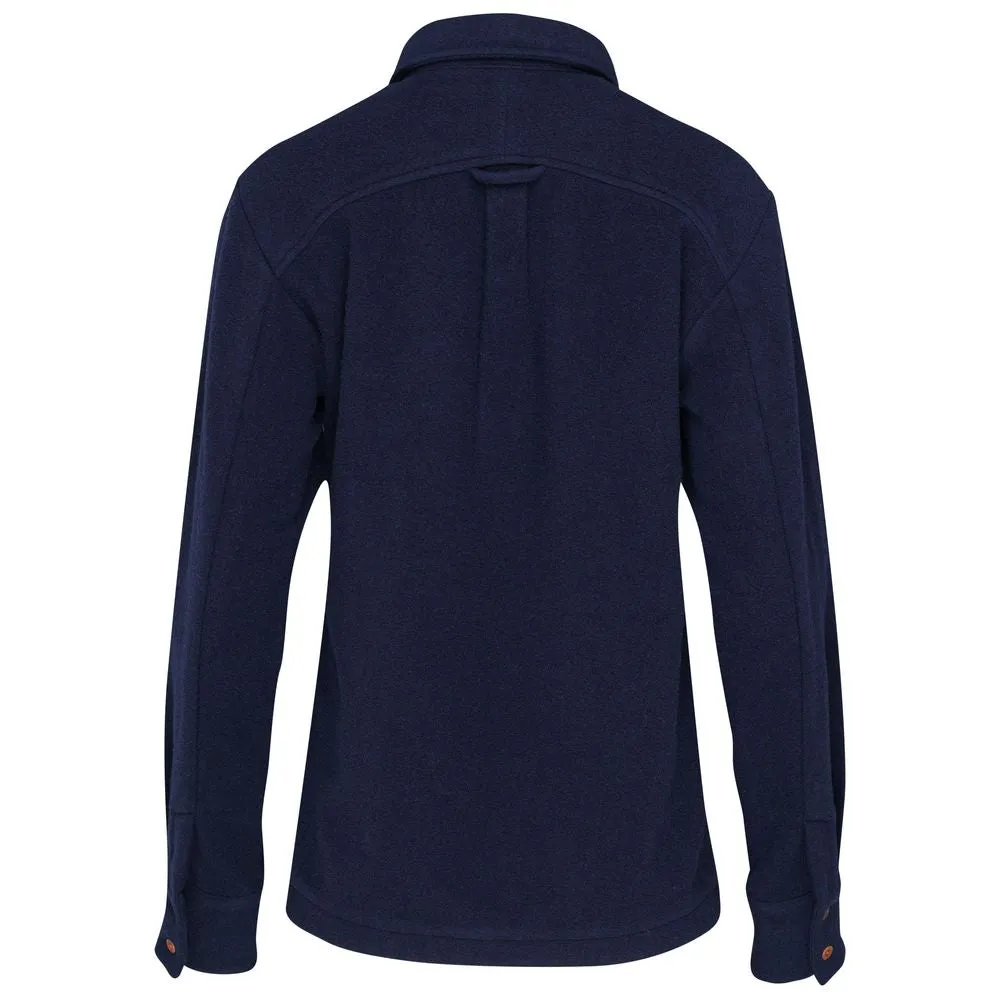 Womens Merino Blend Mountain Shirt (Navy)